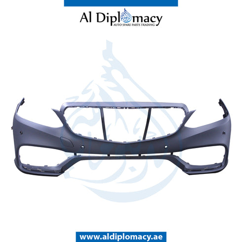 FRONT BUMPER, WITH SENSOR HOLE, 63 LOOK